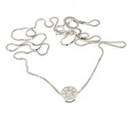 Collana Soranzo Gioielli Donna Pietre Preziose in Oro bianco Diamante 0.33 Ct AMT10367933 - AMT10367933
